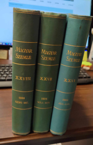 Magyar Szemle 1936. I-III. Janu�r-decemberig