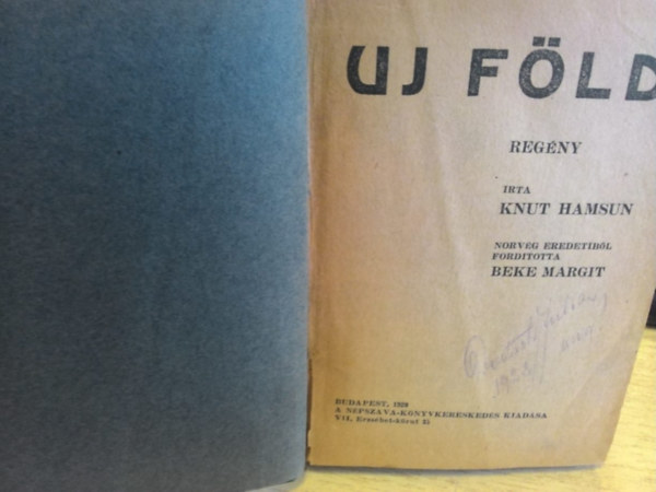 Knut Hamsun - Uj f�ld