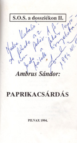 Ambrus Sndor - Paprikacsrds