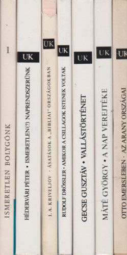 Dr. Gánti Tibor, Keszthelyi Katalin, Keszthelyi Tibor, Farkas Henrik, Bitó I.-Sinka J., Albert Ducrocq, Burchard Brentjes, Dr. Hédervári Péter, Kőszegi Frigyes, L.V. Saposnyikova, I.A. Kriveljov - Tizenkilenc kötet az Univerzum könyvtár c. sorozatból.