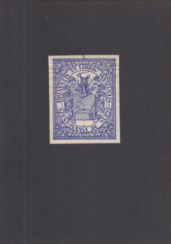 Ex Libris - Szent-Iv�nyi S�ndor (1902-1983) (eredeti nyomat, m�ret 6�7,5cm)