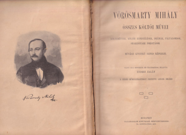 Endrei Zaln (sszll.) - Vrsmarty Mihly sszes klti mvei I.