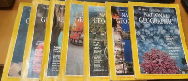 National Geographic Society - 7 db National Geographic 1981 (lapsz�mok a term�klapon)