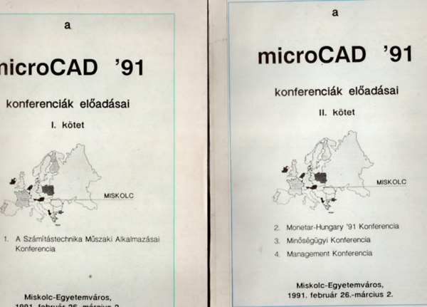 Bernáth Attila, Bihall Tamás, dr. Jármai Károly - A microCAD ' 91 konferenciák előadásai I-II. kötet Miskolc, 1991. február 26.-március 2.