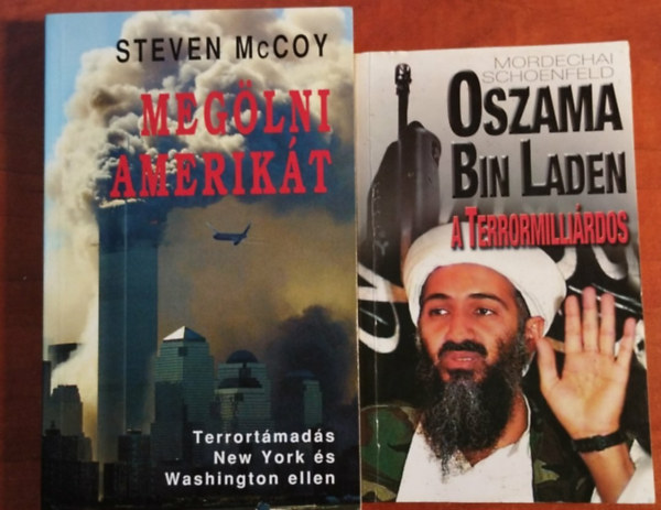 Steven McCoy, Mordechai Schoenfeld - 2db Terrorknyv.:Meglni amerikt (Terrortmads New York s Washington ellen)+Oszama bin Laden, a terrormillirdos