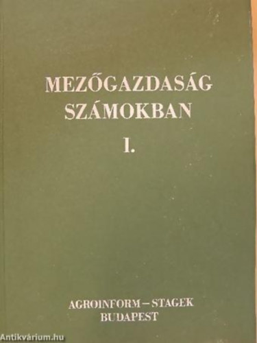 SZERKESZT Srkzy Pter - Mezgazdasg szmokban I.