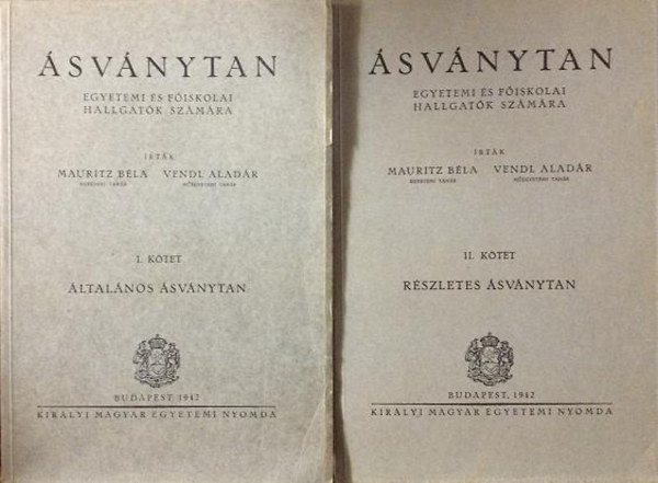 Mauritz B�la-Vendl Alad�r - �ltal�nos �sv�nytan I-II.