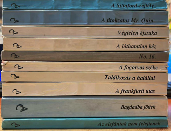 Agatha Christie könyvcsomag (10 kötet)