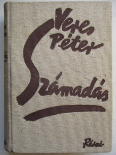 Veres Péter - Számadás - első kiadás