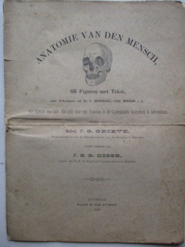 J.G. Groeve - Anatomie van den mensch - 85 figuren met tekst