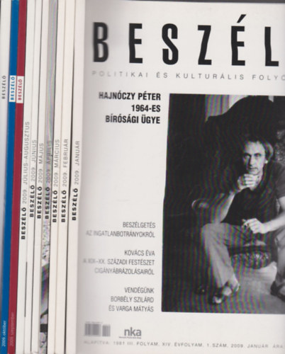 Beszélő 2009/1-12. (teljes évfolyam, lapszámonként)