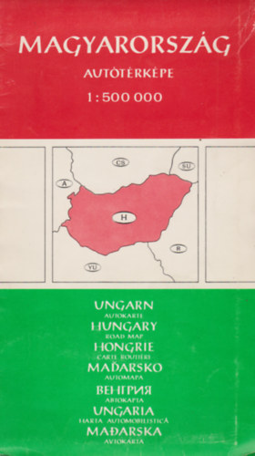 Magyarorszg auttrkpe (1: 500 000)