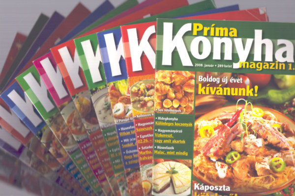 Hargitai Gyrgy (fszerk.) - Prma Konyha magazin 2008. teljes vfolyam