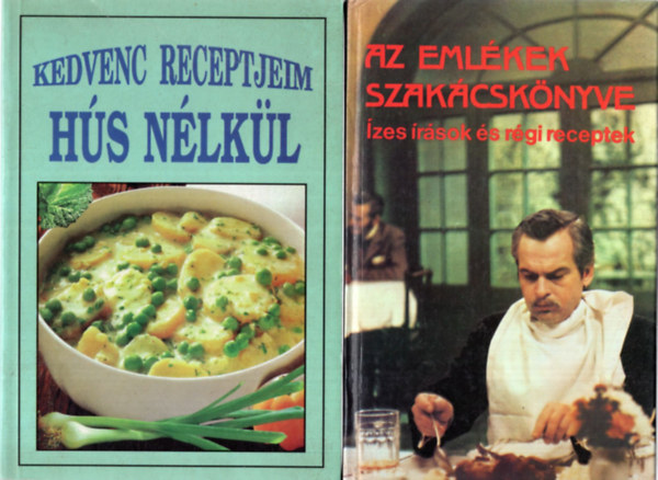 Martin Zobel, F. Nagy Angla, Krdy Gyula - 4 db szakcsknyv ( egytt ) 1. Az emlkek szakcsknyve, 2. Kedvenc receptjeim hs nlkl, 3. Rgi s j zek, 4. Nyers telek