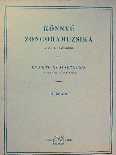 �ssze�ll�totta Hern�di Lajos - K�nny� zongoramuzsika a 18. sz�zadb�l