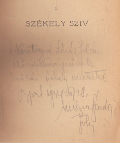 Szkelykereszturi Molnr Sndor - Szkely szv (versek) (dediklt)
