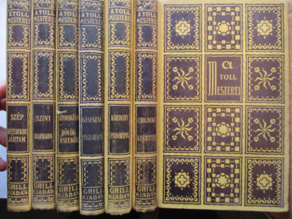 Több szerző - 7 db A Toll Mesterei (Hetedikbe jártam, Barbara, Döcög a szekér, Panoráma, Kiséretek, Asszonyfej, Máglyahalál)