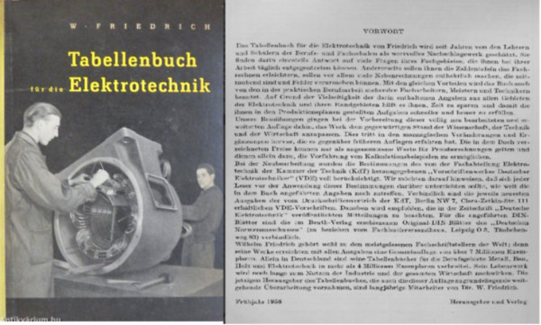 W. Friedrich - Tabellenbuch für die Elektrotechnik