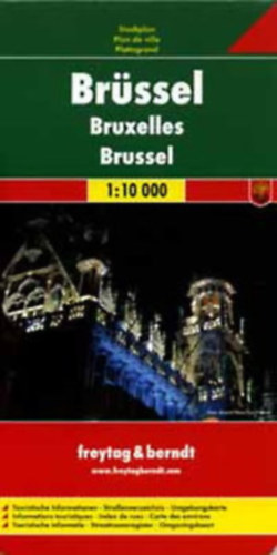 Br�sszel v�rost�rk�p - 1:10000 Freytag-Berndt Budapest