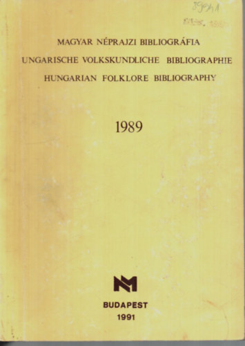 Cserbk-Kulin-Serfzn... - Magyar nprajzi bibliogrfia 1989