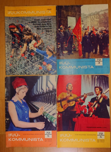 4 szm az Ifjkommunista cm lapbl: 1972/3; 1972/4; 1972/5; 1973/2
