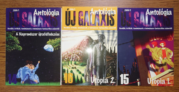 3 szzám az új Galaxis Antológiából: 2009/1, 2009/2, 2010/1
