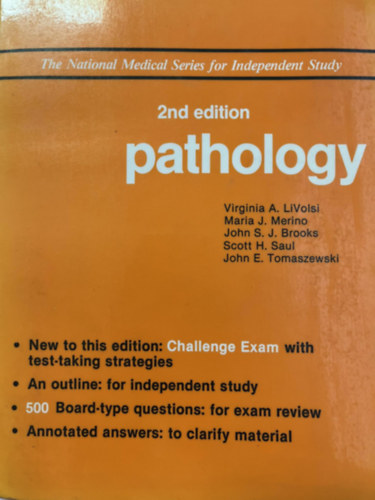 virginia a livolsi, maria j merino - Nms Pathology (National Medical Series for Independent Study) 2nd edition