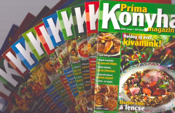 Hargitai Gyrgy (fszerk.) - Prma Konyha magazin 2006. teljes vfolyam