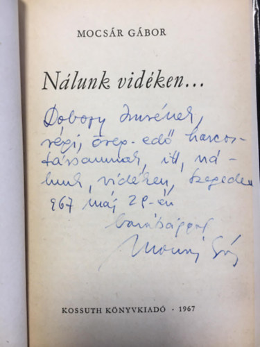 Mocsr Gbor - Nlunk vidken... (Dediklt)