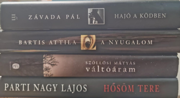 Parti Nagy Lajos, Závada Pál, Bartis Attila, Szöllősi Mátyás - Magyar kortárs könyvcsomag