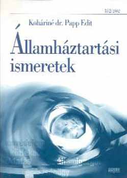 Kohrin Dr. Papp Edit - llamhztartsi ismeretek