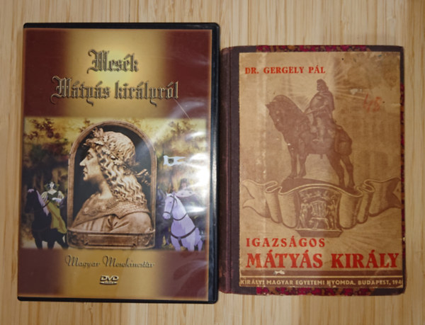 Gergely Pál dr. - Mátyás király-csomag (könyv+DVD): Igazságos Mátyás király + mesék Mátyás királyról (DVD)