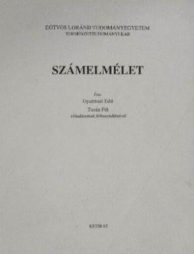 Gyarmati Edit, Tur�n P�l - Sz�melm�let- K�zirat (E�tv�s L�r�nd Tudom�nyegyetem)