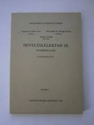 Ksn; Porkolbn; Znkay - Nevelsllektan III. Szakirodalom