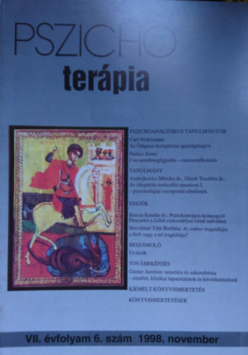 Dr. Buda Bla (szerk.) - Pszichoterpia 1998. november, VII. vfolyam 6. szm