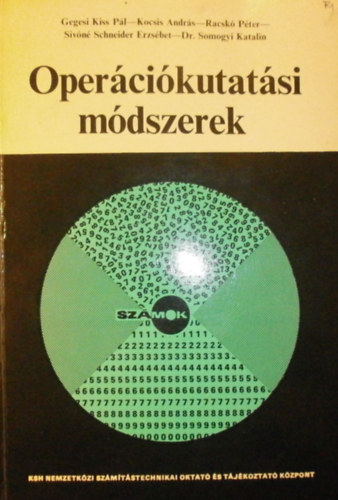Dr. Csath Magdolna (szerk.) - Opercikutatsi mdszerek