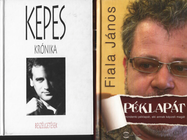 2 db könyv, Kepes András: Beszélgetések, Fiala János: Péklapát