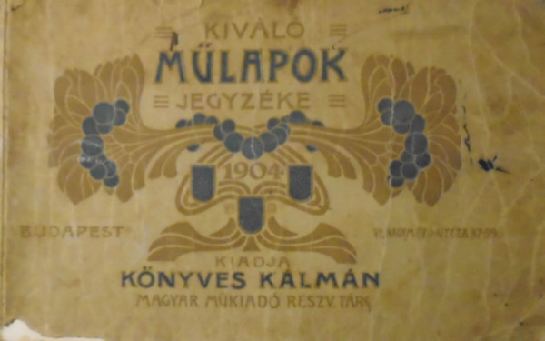 Kiváló műlapok jegyzéke