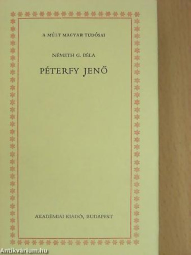 Németh G. Béla - Péterfy Jenő