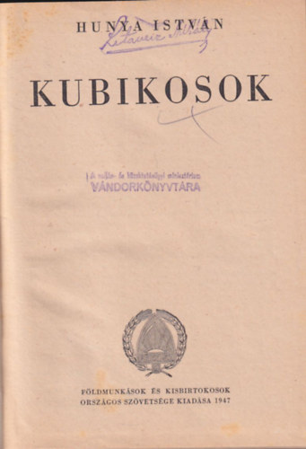 Hunya Istvn - Kubikosok