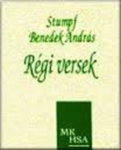 S.Benedek Andrs - Rgi versek