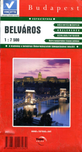 Budapest belvros 1:7500 (Vrostrkp)