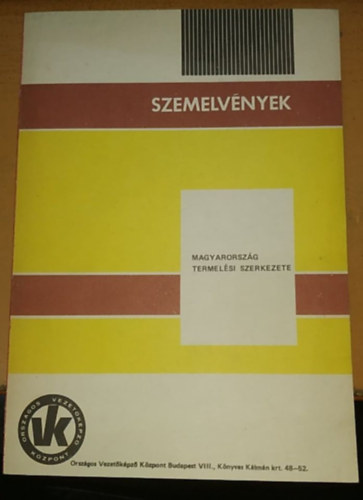 Benedek Tams - Magyarorszg termelsi szerkezete - szemelvnygyjtemny