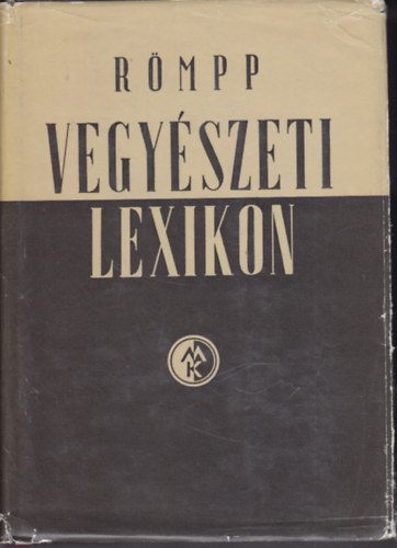 Rmpp - Vegyszeti lexikon I-III.