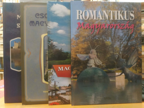 Vida Péter, Tóth Tamás, Tóth Pál, Czeglédi Zsolt - 4 db hazánk: Csodálatos Magyarország + Magyarország vidékei + Romantikus Magyarország + Magyarország gyöngyszemei