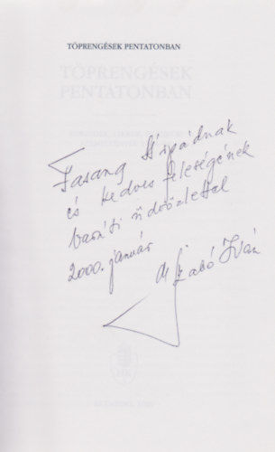Szab Ivn - Tprengsek Pentatonban (Beszdek, cikkek, interjk 1989-99)