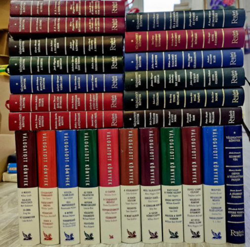 David Baldacci, John Grisham, Nora Roberts, Nelson DeMille, Nicholas Sparks, Danielle Steel, Ken Follett, Tom Clancy, Mary Higgins Clark, Wilbur Smith, Frederick Forsyth, Peter Mayle, Lee Child, Jack - 24db a Reader's Digest válogatott könyvek sorozatból, KÖNYVMENTŐ AJÁNLAT