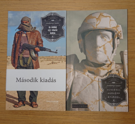 J�szber�nyi S�ndor - 2 k�nyv J�szber�nyi S�ndort�l: Az �rd�g egy fekete kutya, Mindenki m�sk�pp gy�szol