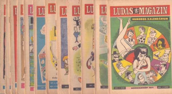 Tabi Lszl (szerk.) - Ludas Magazin 1971/1-12. (teljes vfolyam, szmonknt)
