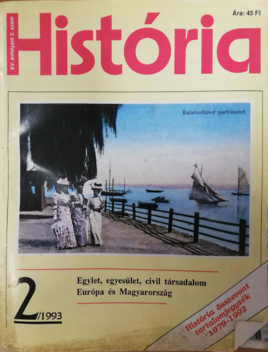 Hist�ria XV. �vfolyam 2. sz�m 1993